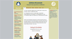 Desktop Screenshot of edition-krannich.de